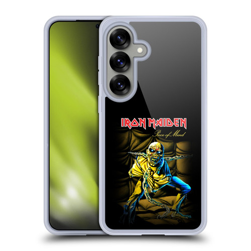 Iron Maiden Album Covers Piece Of Mind Soft Gel Case for Samsung Galaxy S25 & MagSafe