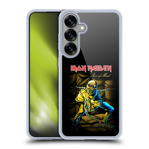 Iron Maiden Album Covers Piece Of Mind Soft Gel Case for Samsung Galaxy S25+ & MagSafe
