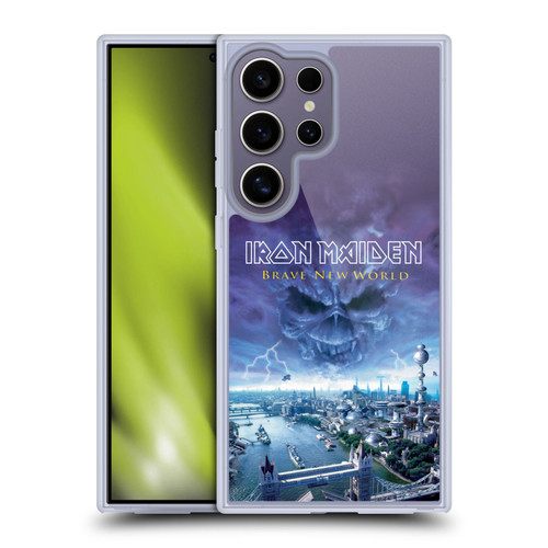 Iron Maiden Album Covers Brave New World Soft Gel Case for Samsung Galaxy S25 Ultra & MagSafe