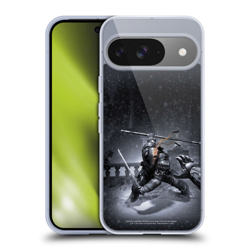 Batman Arkham Origins Key Art Deathstroke Soft Gel Case for Google Pixel 9 / Pixel 9 Pro
