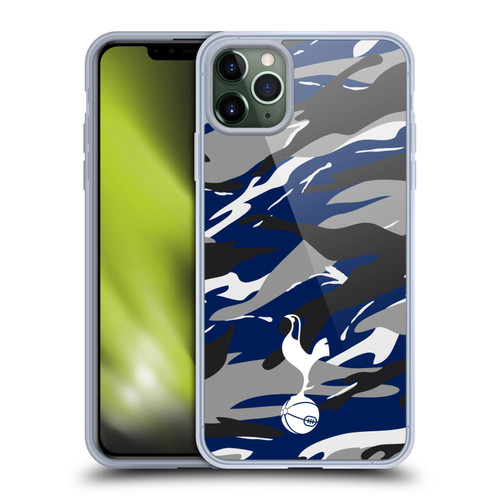 Tottenham Hotspur F.C. Badge Camouflage Soft Gel Case for Apple iPhone 11 Pro Max & MagSafe