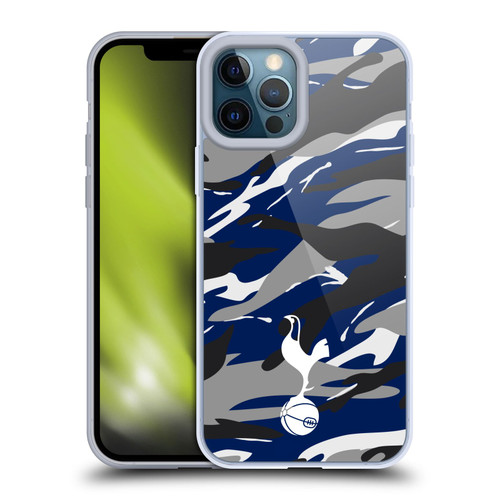 Tottenham Hotspur F.C. Badge Camouflage Soft Gel Case for Apple iPhone 12 Pro Max