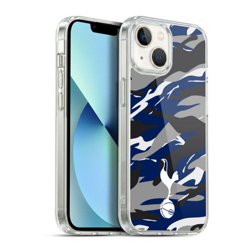 Tottenham Hotspur F.C. Badge Camouflage Soft Gel Case for Apple iPhone 13