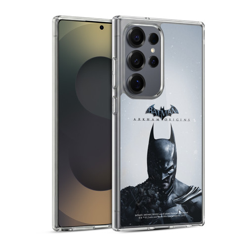 Batman Arkham Origins Key Art Poster Soft Gel Case for Samsung Galaxy S25 Ultra & MagSafe