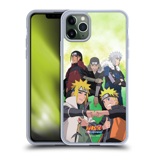 Naruto Shippuden Key Art Hokage Group Soft Gel Case for Apple iPhone 11 Pro Max & MagSafe