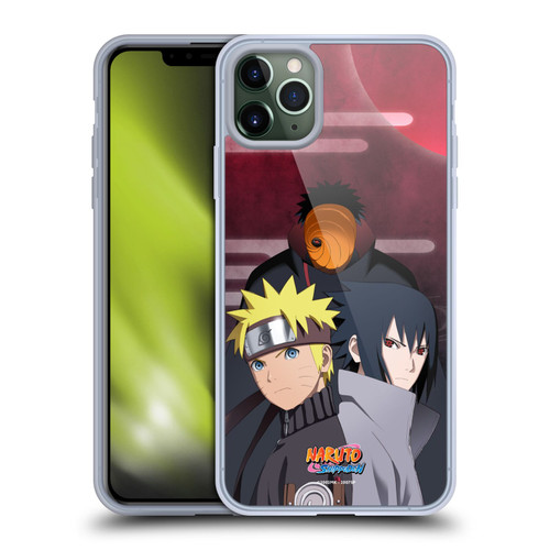 Naruto Shippuden Key Art Obito Naruto Sasuke Soft Gel Case for Apple iPhone 11 Pro Max & MagSafe