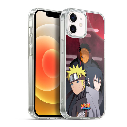 Naruto Shippuden Key Art Obito Naruto Sasuke Soft Gel Case for Apple iPhone 12 / iPhone 12 Pro & MagSafe