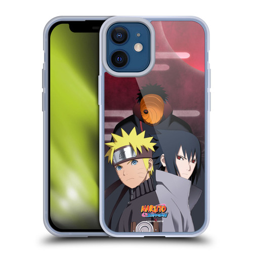 Naruto Shippuden Key Art Obito Naruto Sasuke Soft Gel Case for Apple iPhone 12 Mini & MagSafe