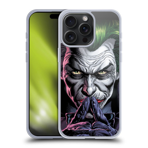 Batman DC Comics Three Jokers The Criminal Soft Gel Case for Apple iPhone 15 Pro Max & MagSafe