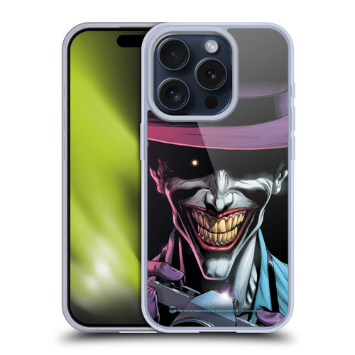 Batman DC Comics Three Jokers The Comedian Soft Gel Case for Apple iPhone 15 Pro & MagSafe
