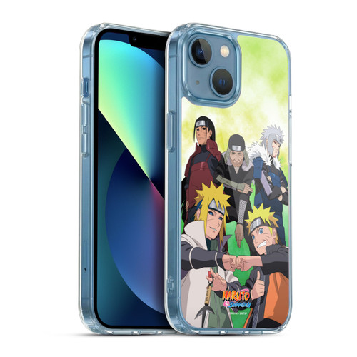 Naruto Shippuden Key Art Hokage Group Soft Gel Case for Apple iPhone 13 Mini & MagSafe