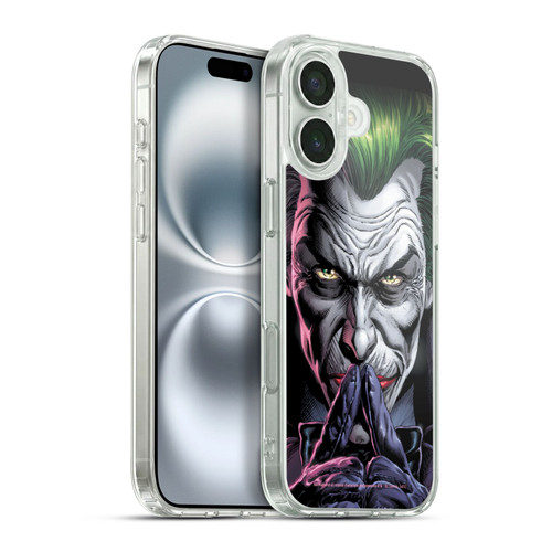 Batman DC Comics Three Jokers The Criminal Soft Gel Case for Apple iPhone 16 Plus & MagSafe