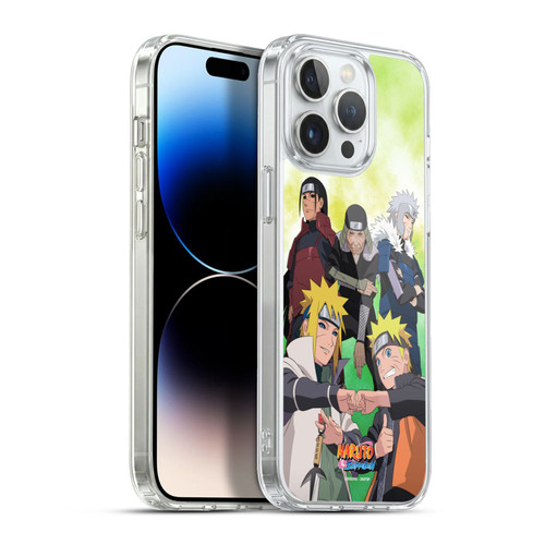 Naruto Shippuden Key Art Hokage Group Soft Gel Case for Apple iPhone 13 Pro Max & MagSafe