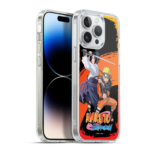Naruto Shippuden Key Art Naruto And Sasuke Soft Gel Case for Apple iPhone 13 Pro Max & MagSafe