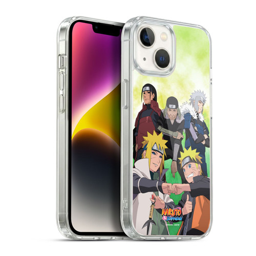 Naruto Shippuden Key Art Hokage Group Soft Gel Case for Apple iPhone 14