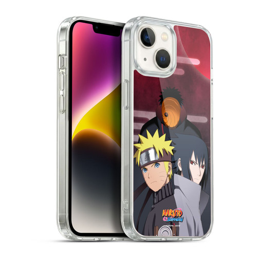Naruto Shippuden Key Art Obito Naruto Sasuke Soft Gel Case for Apple iPhone 14