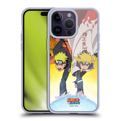 Naruto Shippuden Key Art Naruto And Minato Soft Gel Case for Apple iPhone 14 Pro Max & MagSafe