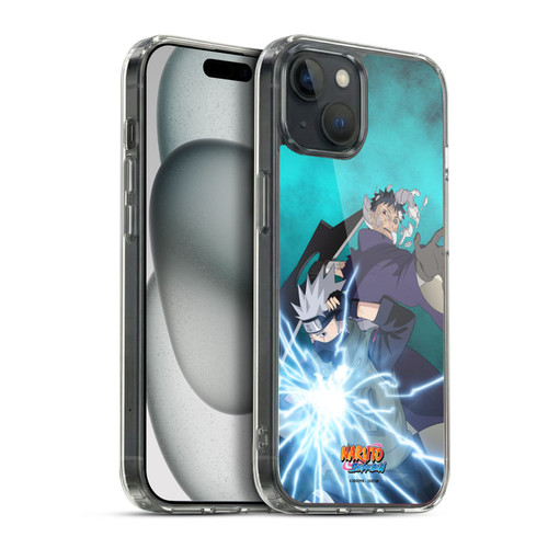 Naruto Shippuden Key Art Obito And Kakashi Soft Gel Case for Apple iPhone 15 Plus & MagSafe