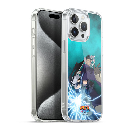 Naruto Shippuden Key Art Obito And Kakashi Soft Gel Case for Apple iPhone 15 Pro Max & MagSafe