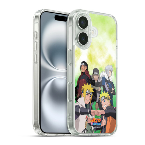 Naruto Shippuden Key Art Hokage Group Soft Gel Case for Apple iPhone 16 & MagSafe