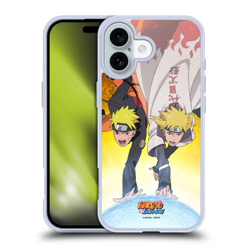 Naruto Shippuden Key Art Naruto And Minato Soft Gel Case for Apple iPhone 16 & MagSafe