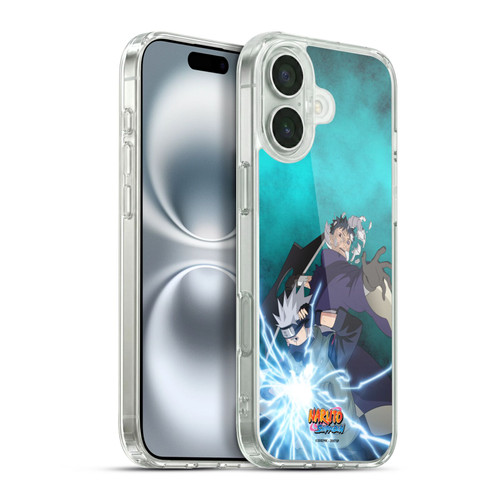 Naruto Shippuden Key Art Obito And Kakashi Soft Gel Case for Apple iPhone 16 Plus & MagSafe