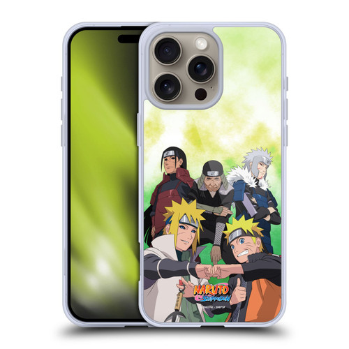 Naruto Shippuden Key Art Hokage Group Soft Gel Case for Apple iPhone 16 Pro Max & MagSafe