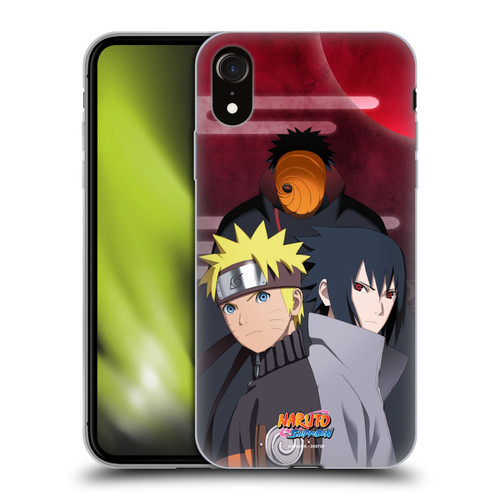 Naruto Shippuden Key Art Obito Naruto Sasuke Soft Gel Case for Apple iPhone XR