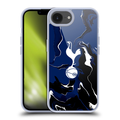 Tottenham Hotspur F.C. Badge Marble Soft Gel Case for Apple iPhone 16e & MagSafe