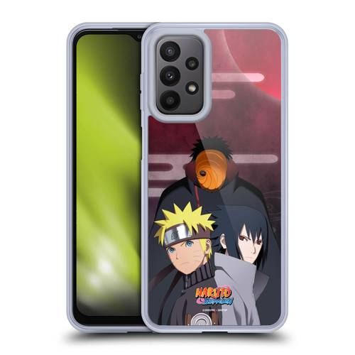 Naruto Shippuden Key Art Obito Naruto Sasuke Soft Gel Case for Samsung Galaxy A23 / 5G (2022)