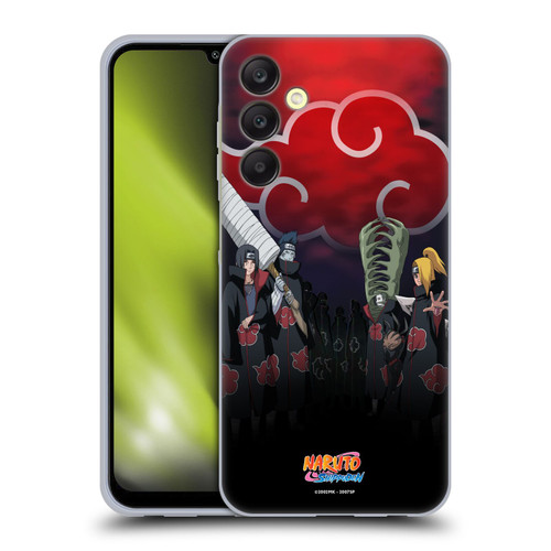 Naruto Shippuden Key Art Akatsuki Soft Gel Case for Samsung Galaxy A25 5G