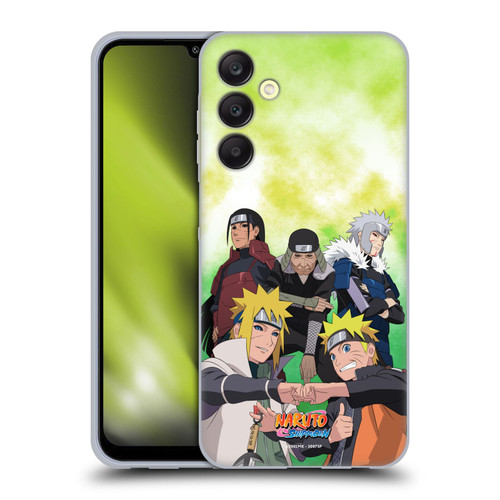 Naruto Shippuden Key Art Hokage Group Soft Gel Case for Samsung Galaxy A25 5G