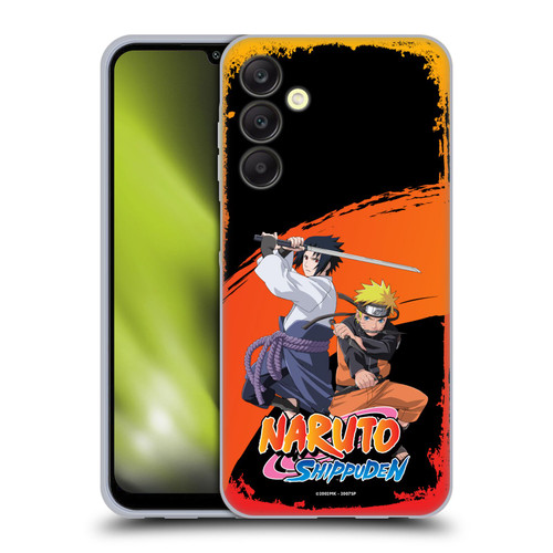 Naruto Shippuden Key Art Naruto And Sasuke Soft Gel Case for Samsung Galaxy A25 5G