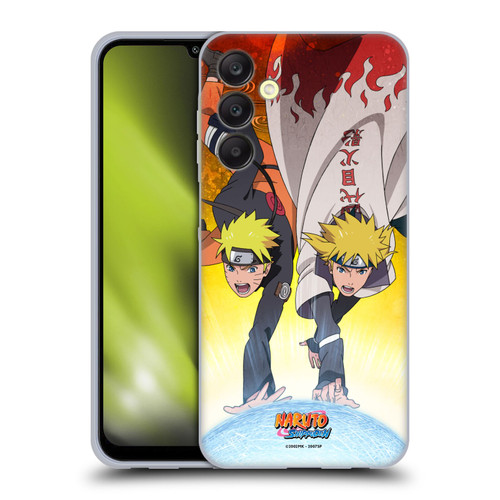 Naruto Shippuden Key Art Naruto And Minato Soft Gel Case for Samsung Galaxy A25 5G