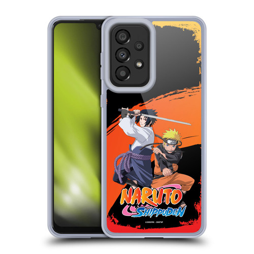 Naruto Shippuden Key Art Naruto And Sasuke Soft Gel Case for Samsung Galaxy A33 5G (2022)