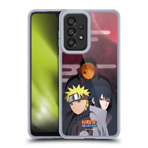 Naruto Shippuden Key Art Obito Naruto Sasuke Soft Gel Case for Samsung Galaxy A33 5G (2022)