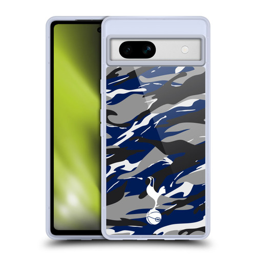 Tottenham Hotspur F.C. Badge Camouflage Soft Gel Case for Google Pixel 7a
