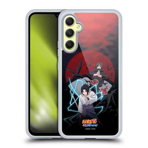 Naruto Shippuden Key Art Sasuke And Itachi Soft Gel Case for Samsung Galaxy A34 5G