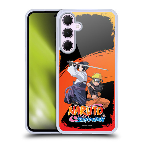Naruto Shippuden Key Art Naruto And Sasuke Soft Gel Case for Samsung Galaxy A35 5G