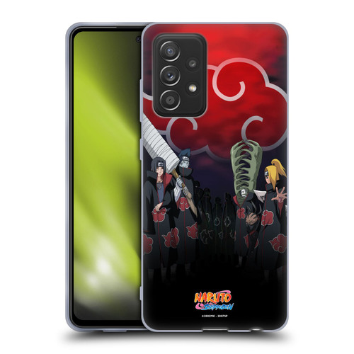 Naruto Shippuden Key Art Akatsuki Soft Gel Case for Samsung Galaxy A52 / A52s / 5G (2021)