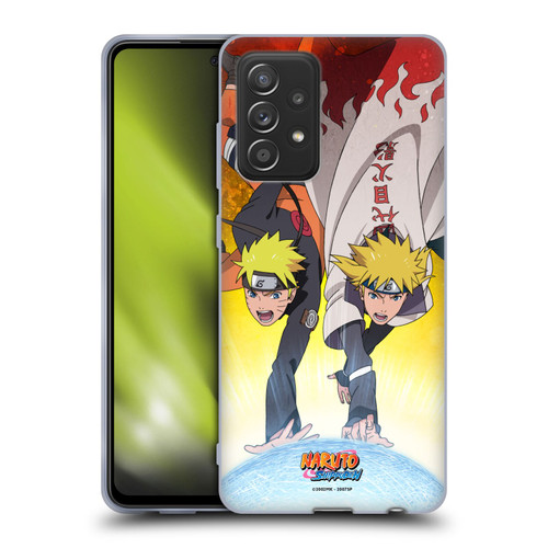 Naruto Shippuden Key Art Naruto And Minato Soft Gel Case for Samsung Galaxy A52 / A52s / 5G (2021)