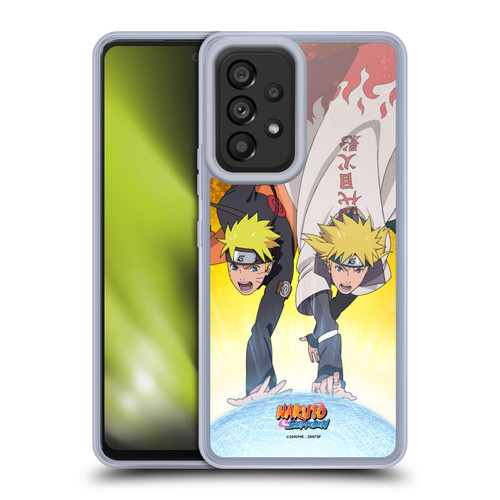 Naruto Shippuden Key Art Naruto And Minato Soft Gel Case for Samsung Galaxy A53 5G (2022)