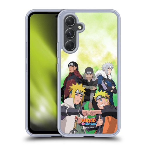 Naruto Shippuden Key Art Hokage Group Soft Gel Case for Samsung Galaxy A54 5G