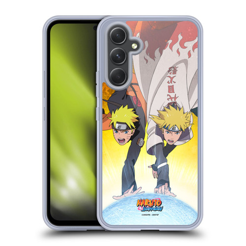 Naruto Shippuden Key Art Naruto And Minato Soft Gel Case for Samsung Galaxy A54 5G
