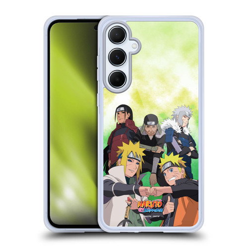 Naruto Shippuden Key Art Hokage Group Soft Gel Case for Samsung Galaxy A55 5G