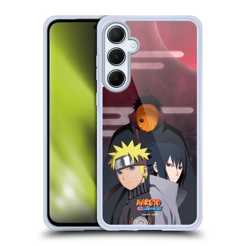 Naruto Shippuden Key Art Obito Naruto Sasuke Soft Gel Case for Samsung Galaxy A55 5G