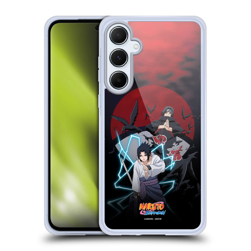 Naruto Shippuden Key Art Sasuke And Itachi Soft Gel Case for Samsung Galaxy A55 5G