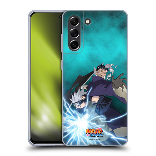 Naruto Shippuden Key Art Obito And Kakashi Soft Gel Case for Samsung Galaxy S21 FE 5G & MagSafe