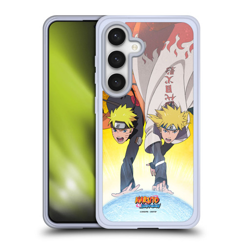 Naruto Shippuden Key Art Naruto And Minato Soft Gel Case for Samsung Galaxy S24 5G & MagSafe