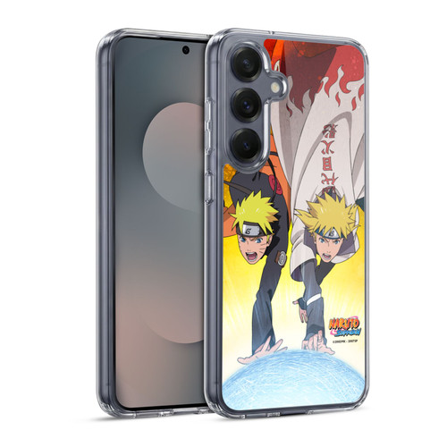 Naruto Shippuden Key Art Naruto And Minato Soft Gel Case for Samsung Galaxy S25 & MagSafe